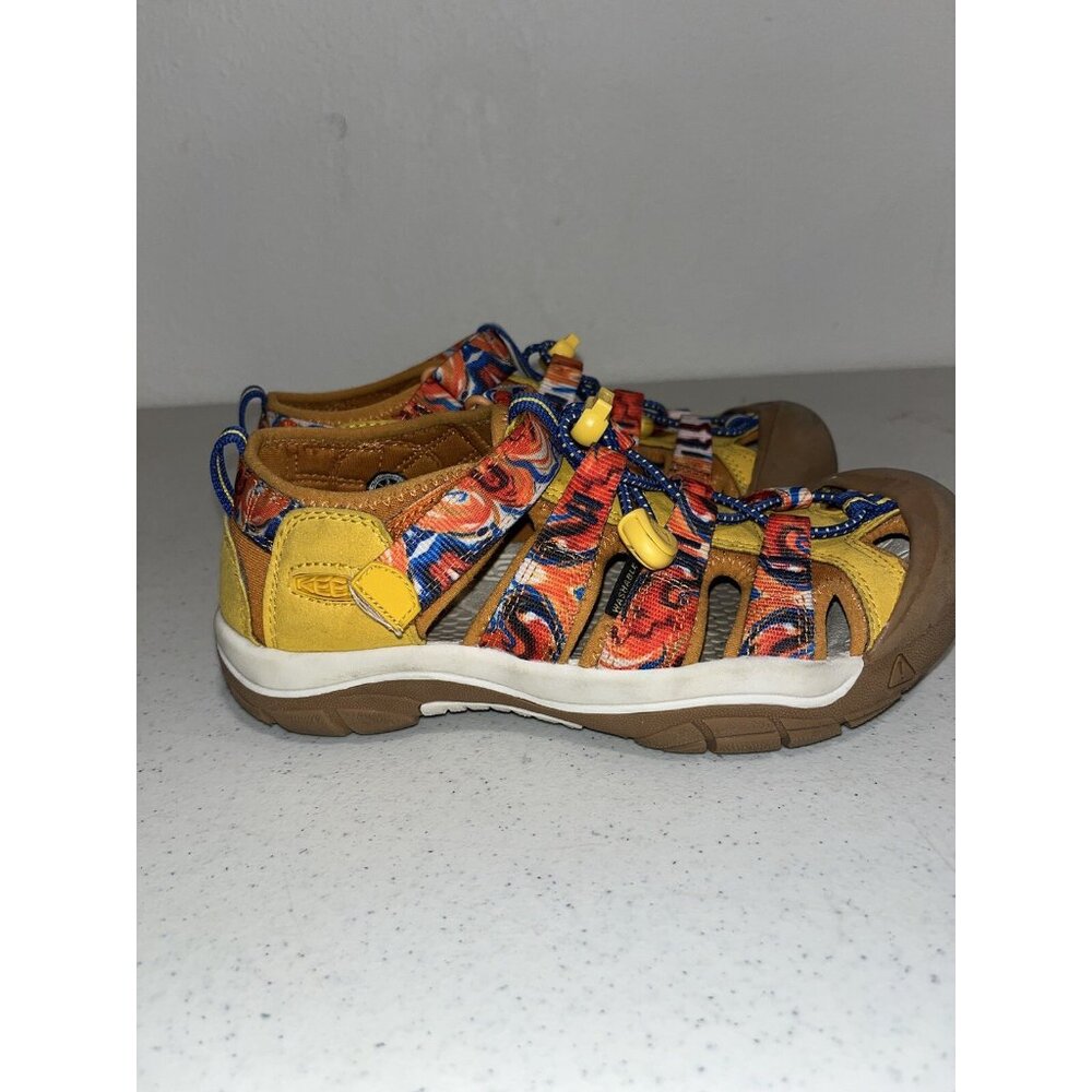 Keen Newport X Outdoor Afro Closed Toe Sandal Waterproof Shoe Hiking Kids Size 3 - Picture 4 of 9